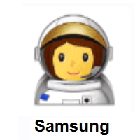 Woman Astronaut on Samsung