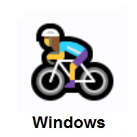 Woman Biking on Microsoft Windows