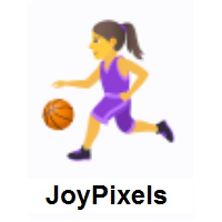 Woman Bouncing Ball on JoyPixels