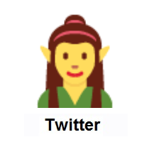 Woman Elf on Twitter Twemoji