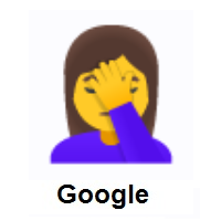 Woman Facepalming on Google Android