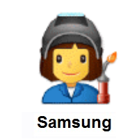 Woman Factory Worker on Samsung