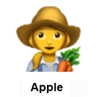 Woman Farmer on Apple iOS