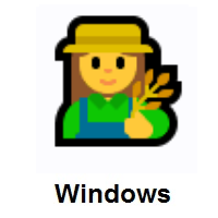 Woman Farmer on Microsoft Windows