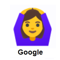 Woman Gesturing OK on Google Android