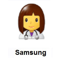 Woman Health Worker on Samsung