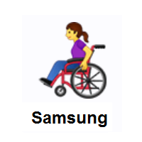 Woman In Manual Wheelchair on Samsung