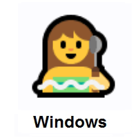 Woman in Steamy Room on Microsoft Windows