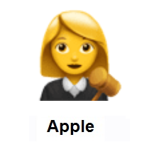 Woman Judge on Apple iOS