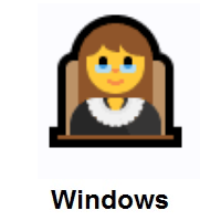 Woman Judge on Microsoft Windows