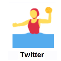 Woman Playing Water Polo on Twitter Twemoji