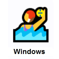Woman Playing Water Polo on Microsoft Windows