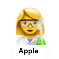 Woman Scientist on Apple iOS