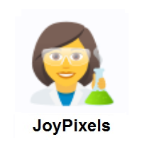 Woman Scientist on JoyPixels