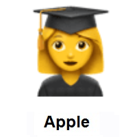 Woman Student on Apple iOS