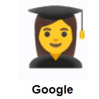 Woman Student on Google Android