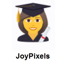 Woman Student on JoyPixels
