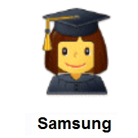 Woman Student on Samsung