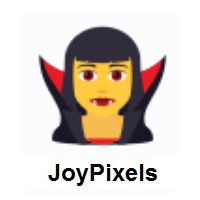 Woman Vampire on JoyPixels