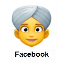 Woman Wearing Turban on Facebook