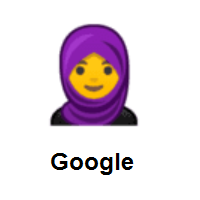Woman with Headscarf on Google Android