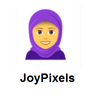 Woman with Headscarf on JoyPixels