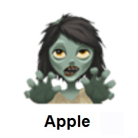 Woman Zombie on Apple iOS