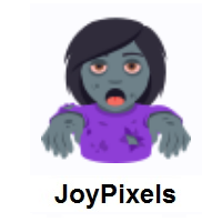 Woman Zombie on JoyPixels