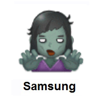 Woman Zombie on Samsung