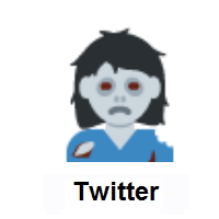 Woman Zombie on Twitter Twemoji