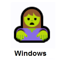 Woman Zombie on Microsoft Windows