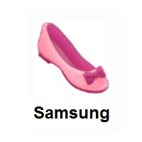 Woman’s Flat Shoe on Samsung