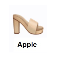 Woman’s Sandal on Apple iOS