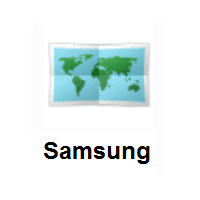 World Map on Samsung