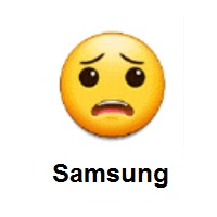 Miserable: Worried Face on Samsung