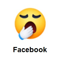 Yawning Face on Facebook