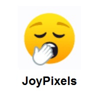 Yawning Face on JoyPixels