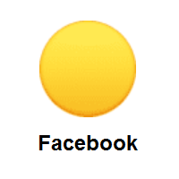 Yellow Circle on Facebook