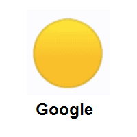Yellow Circle on Google Android