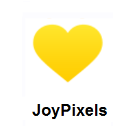 Yellow Heart on JoyPixels