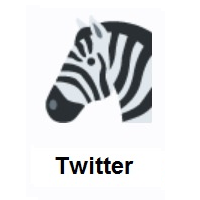 Zebra on Twitter Twemoji