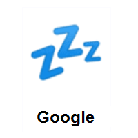 Sleeping Symbol ZZZ on Google Android