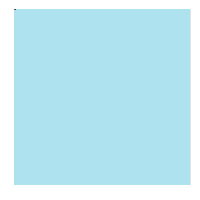 Blue Square: Turquoise Light Colored