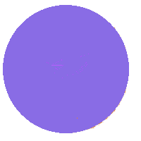 Purple Circle: Lavender Colored