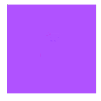 Purple Square: Medium-Light Colored