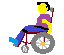 Man In Manual Wheelchair