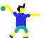 Man Playing Handball
