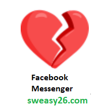 Broken Heart on Facebook Messenger 1.0