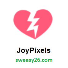 Broken Heart on JoyPixels 2.2