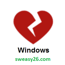 Broken Heart on Microsoft Windows 10